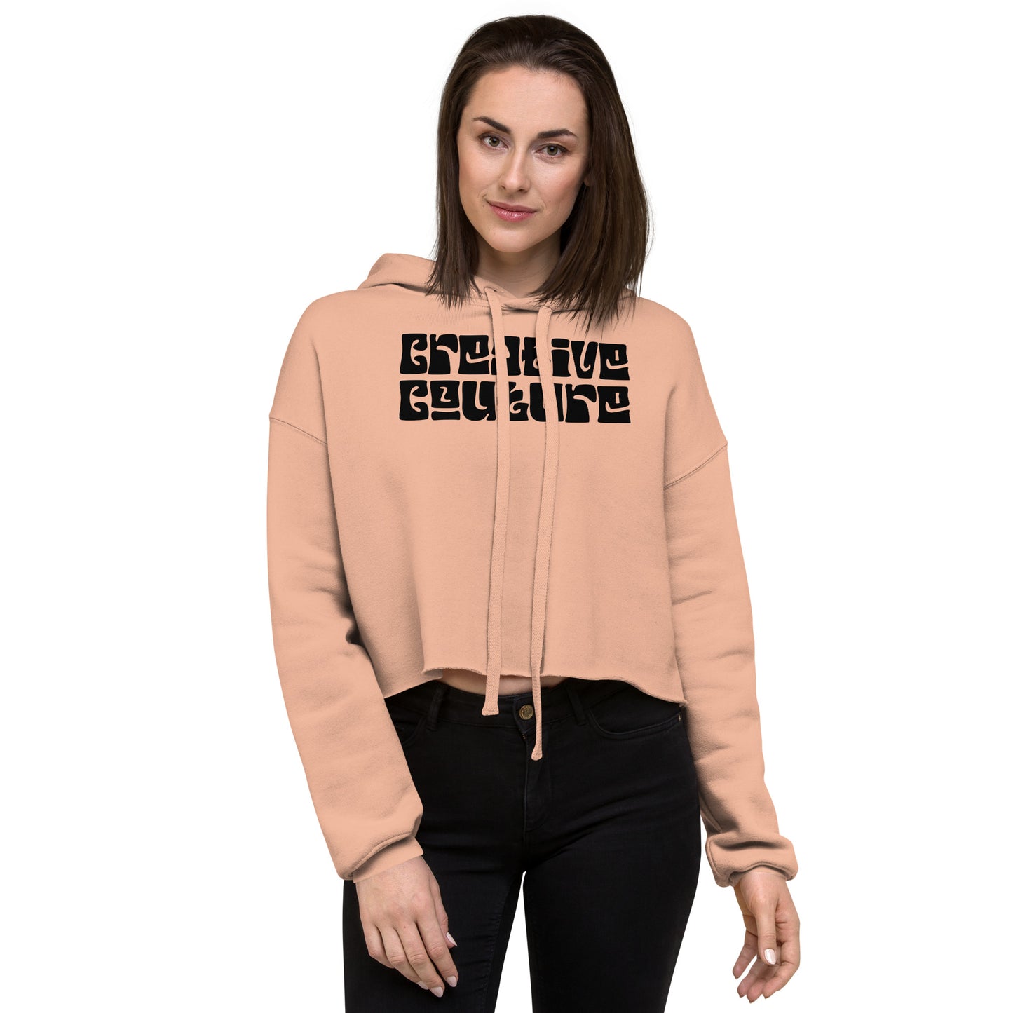 women's crop hoodie | trendy & comfy | creative couture