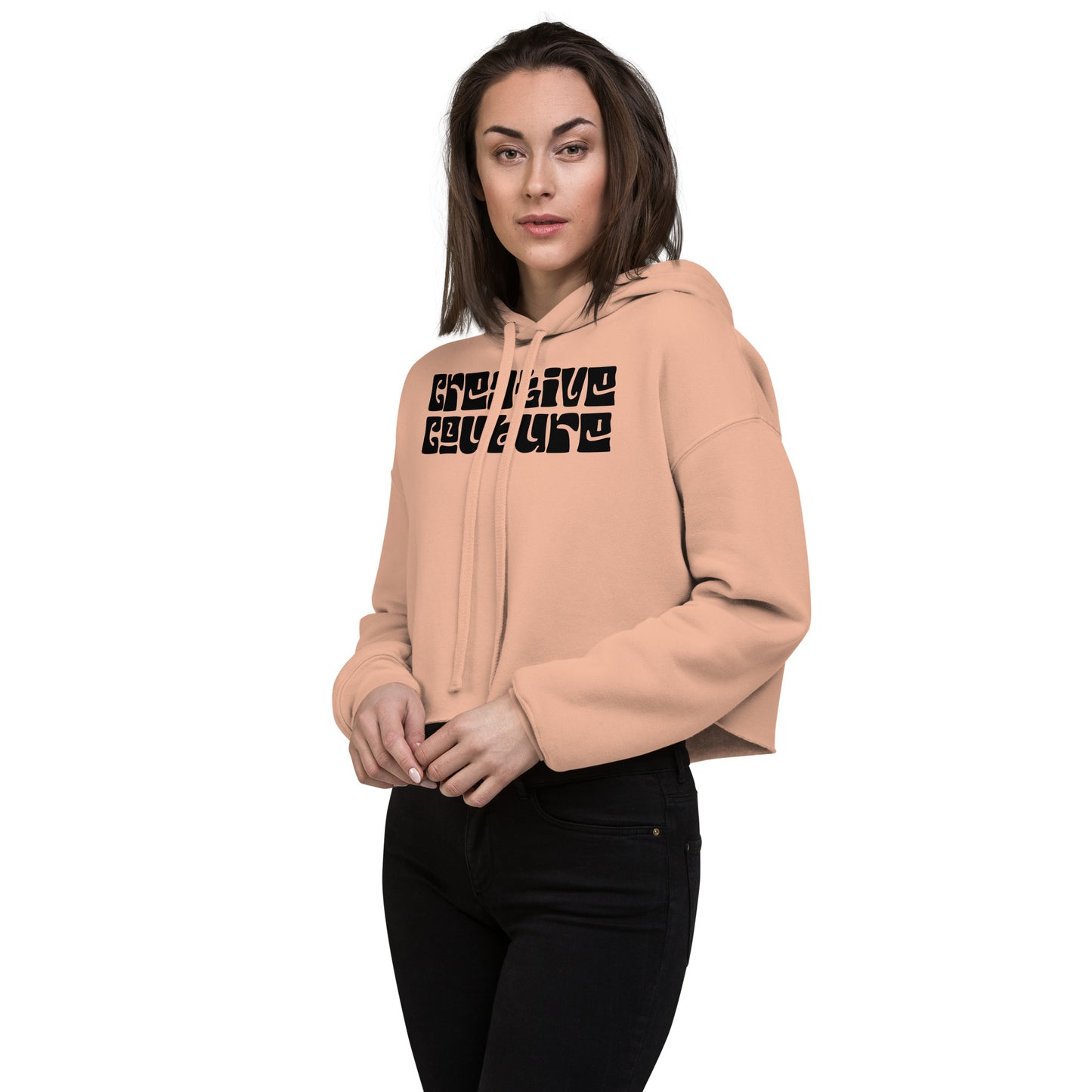 women's crop hoodie | trendy & comfy | creative couture