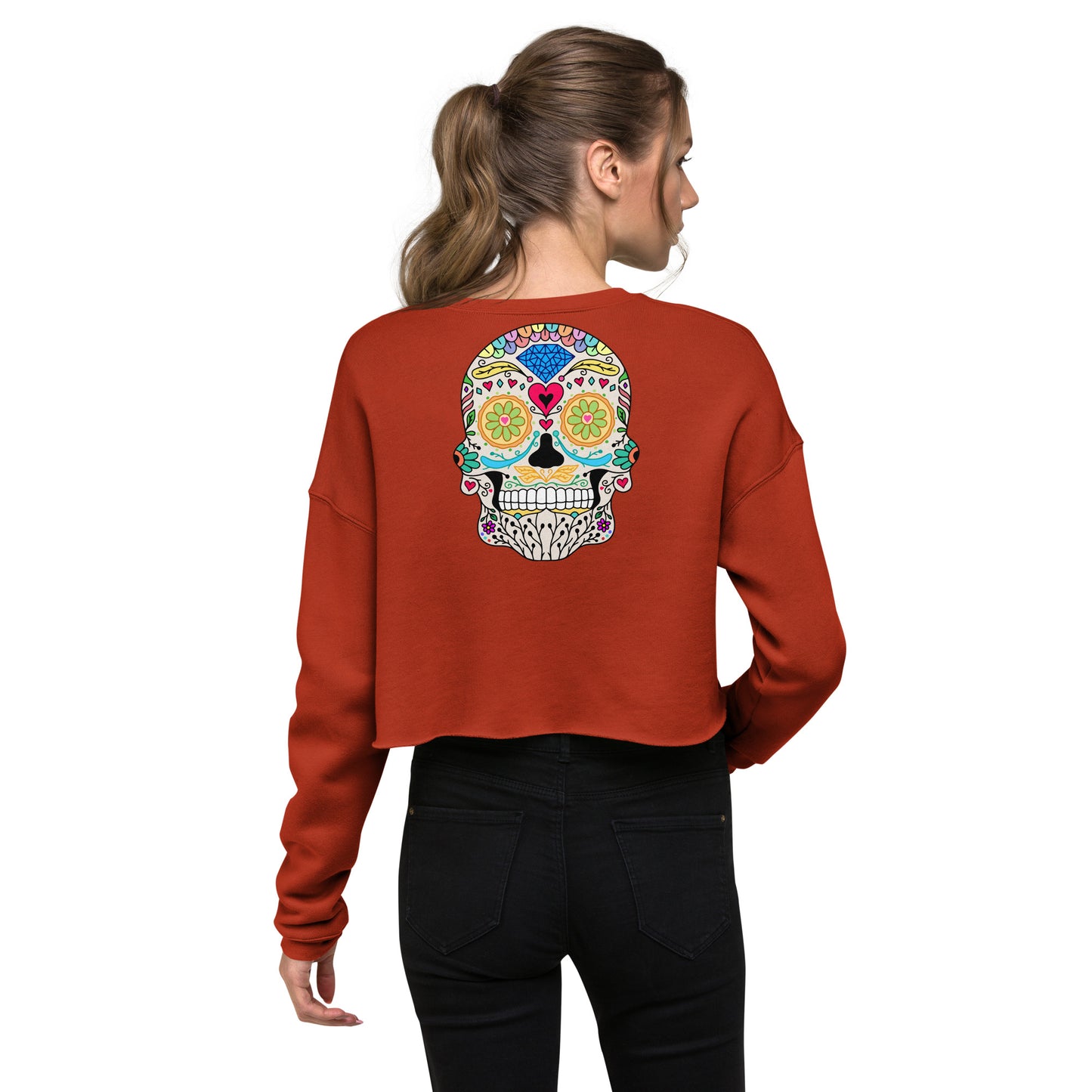 fleece crop sweatshirt | cropped sweatshirt | creative couture